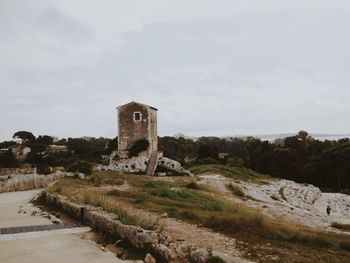 Built structure against the sky
