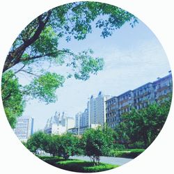 Modern buildings against sky