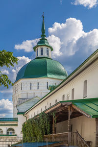 Low angle view of building against sky