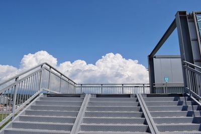 Staircase against sky