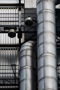 Low angle view of industrial building