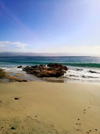 Scenic view of beach