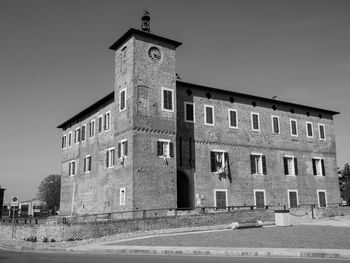 Low angle view of building against sky