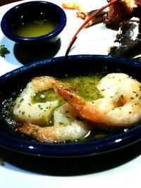 Close-up of served food in bowl