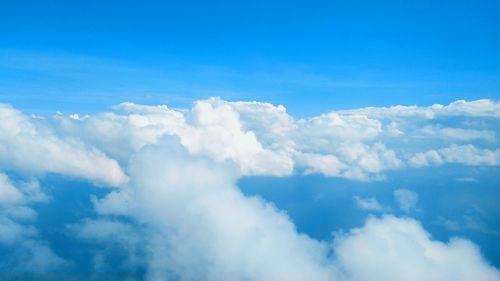 Low angle view of clouds in sky