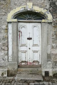 Entrance of old building