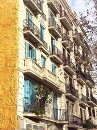 Low angle view of residential building