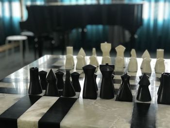 Marble table chess with amazing marble pions 