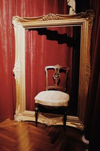 Table and chairs at home