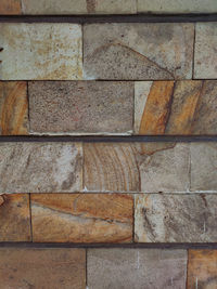 Full frame shot of stone wall