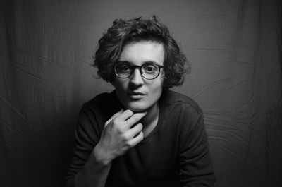 Portrait of mid adult man