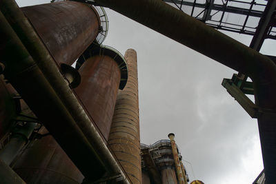 Low angle view of buildings against sky