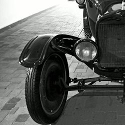 Train at parking lot