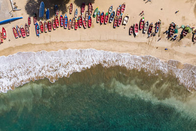 Group of people on beach