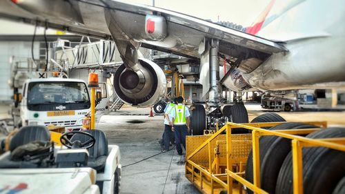 Airplane at airport