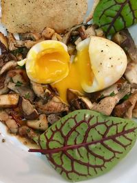 Close-up of food in plate