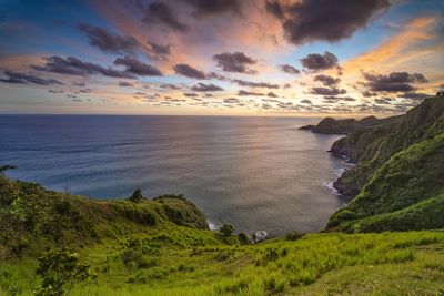 A sunset view from jerit hils kebumen