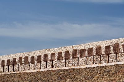 View of fort against sky