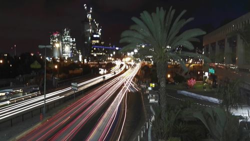 City street at night