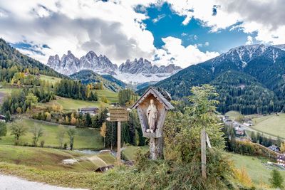 Panoramic view of landscape against sky