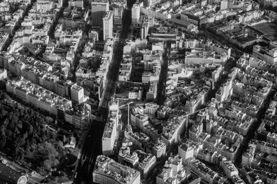 High angle view of cityscape