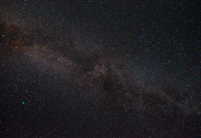 Star field against sky at night