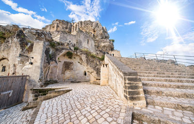 Panoramic view of castle against sky