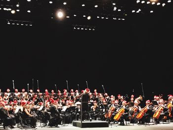 Crowd at music concert