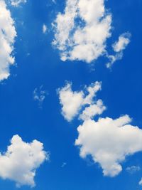 Low angle view of clouds in sky