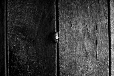 Full frame shot of old wooden door