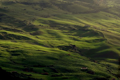 High angle view of landscape