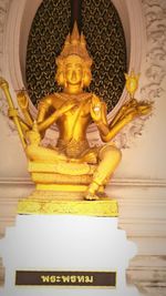 Low angle view of statue