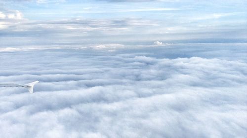 Aerial view of cloudscape