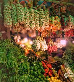 Close-up of fruits for sale in market