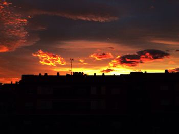 Dramatic sky at sunset