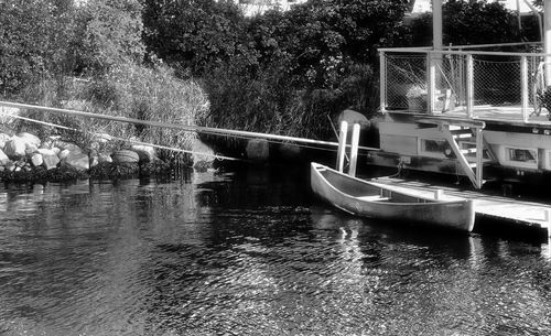 Boats in water