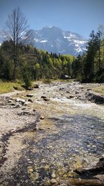 Scenic view of river against sky