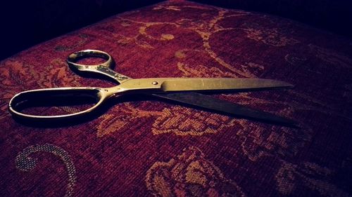 Close-up of food on table