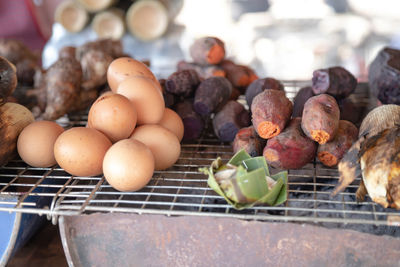 Close-up of fruits in container