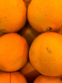 Close-up of oranges for sale in market