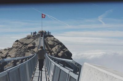 Bridge towards observation point