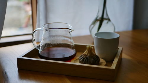 Close-up of drink on table