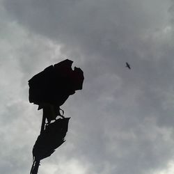 Low angle view of cloudy sky