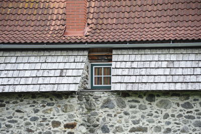 Window pane in a building for watching outside and letting in light