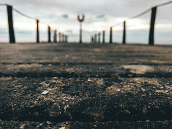 Close-up of sea against sky