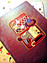 Close-up of multi colored objects