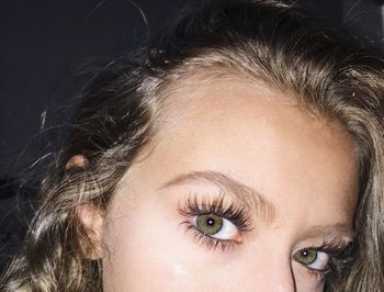 Close-up portrait of woman