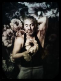 Portrait of young woman