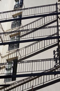 Low angle view of modern building against sky