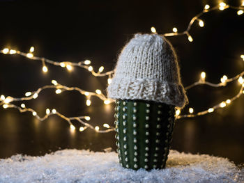 Close-up of christmas decoration